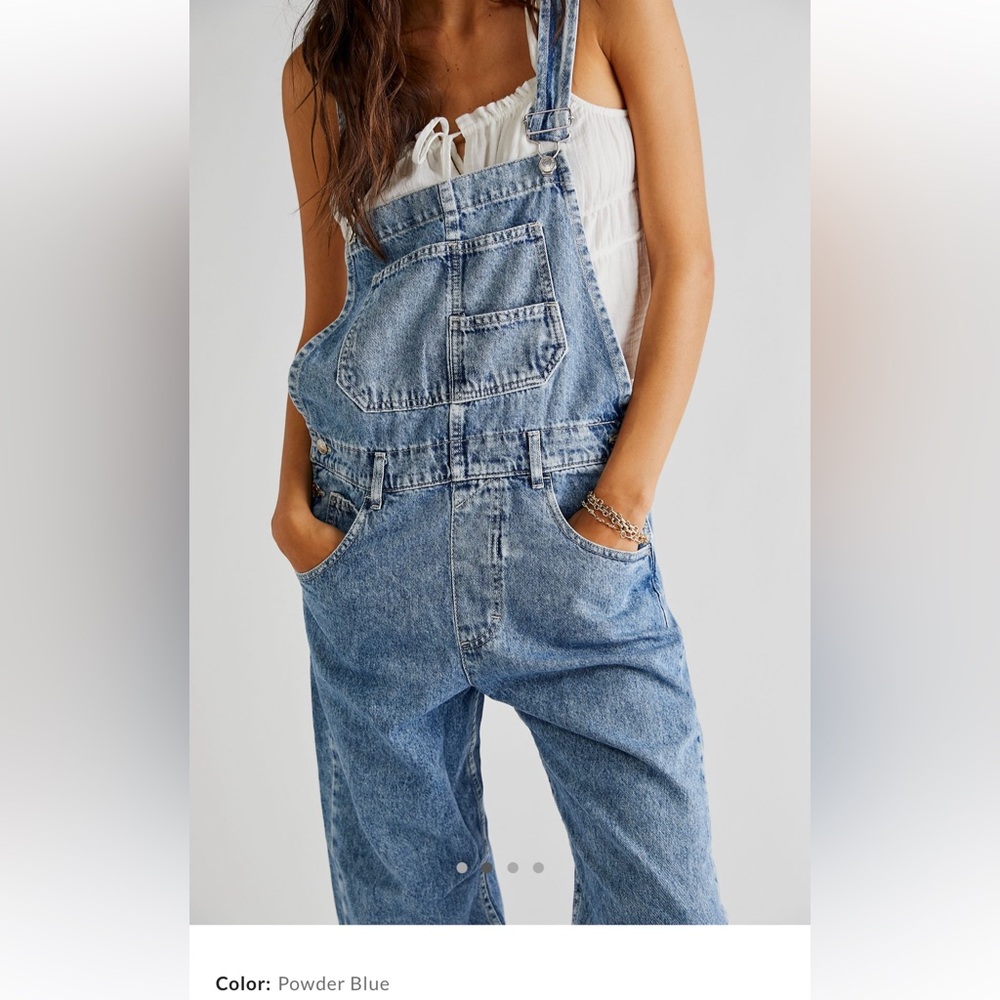 We the Free, Ziggy denim overall Women’s SZ S